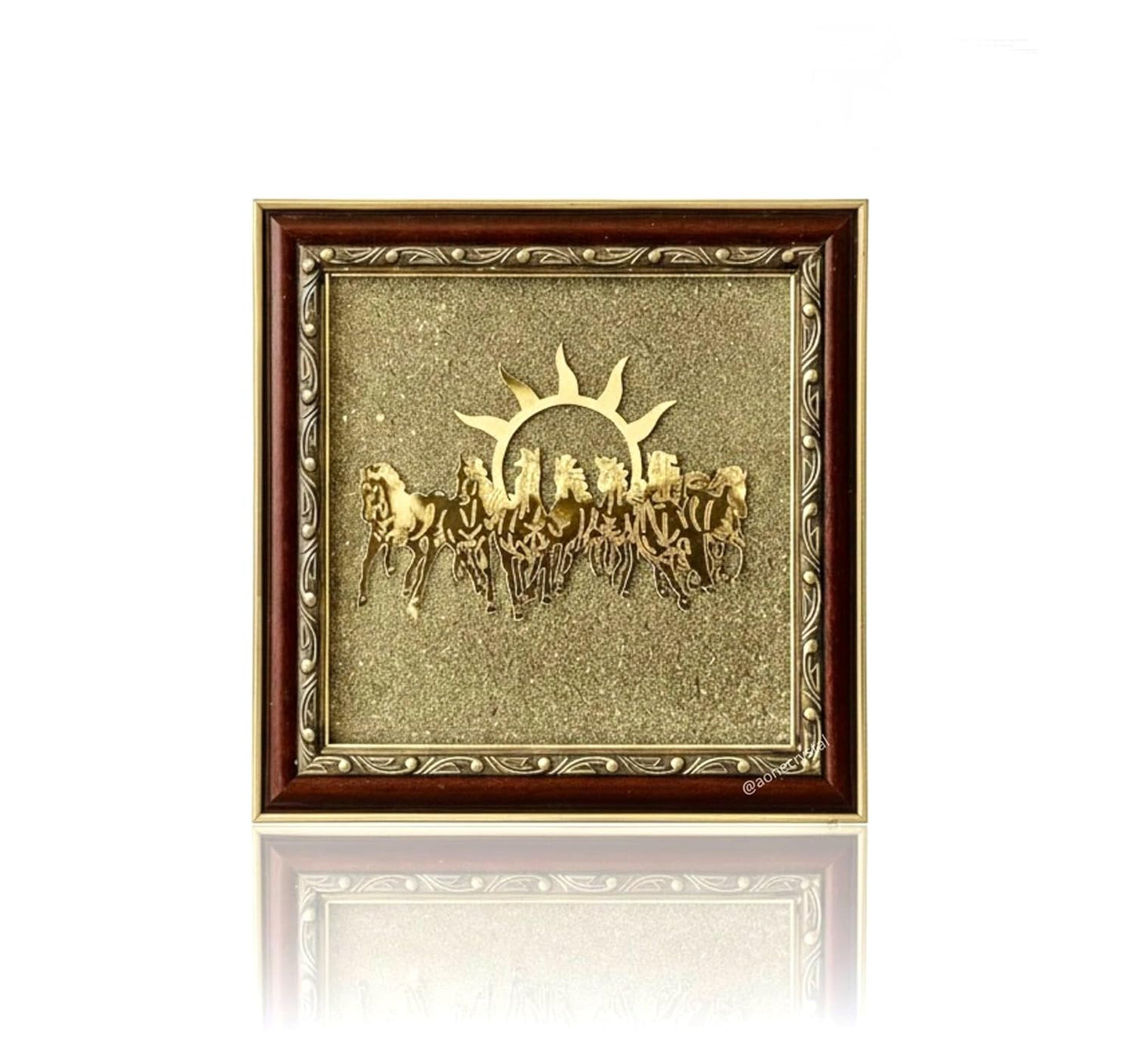 7 Horses Pyrite Vastu Money Frame